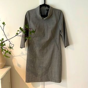Banana Republic grey dress perfect for work